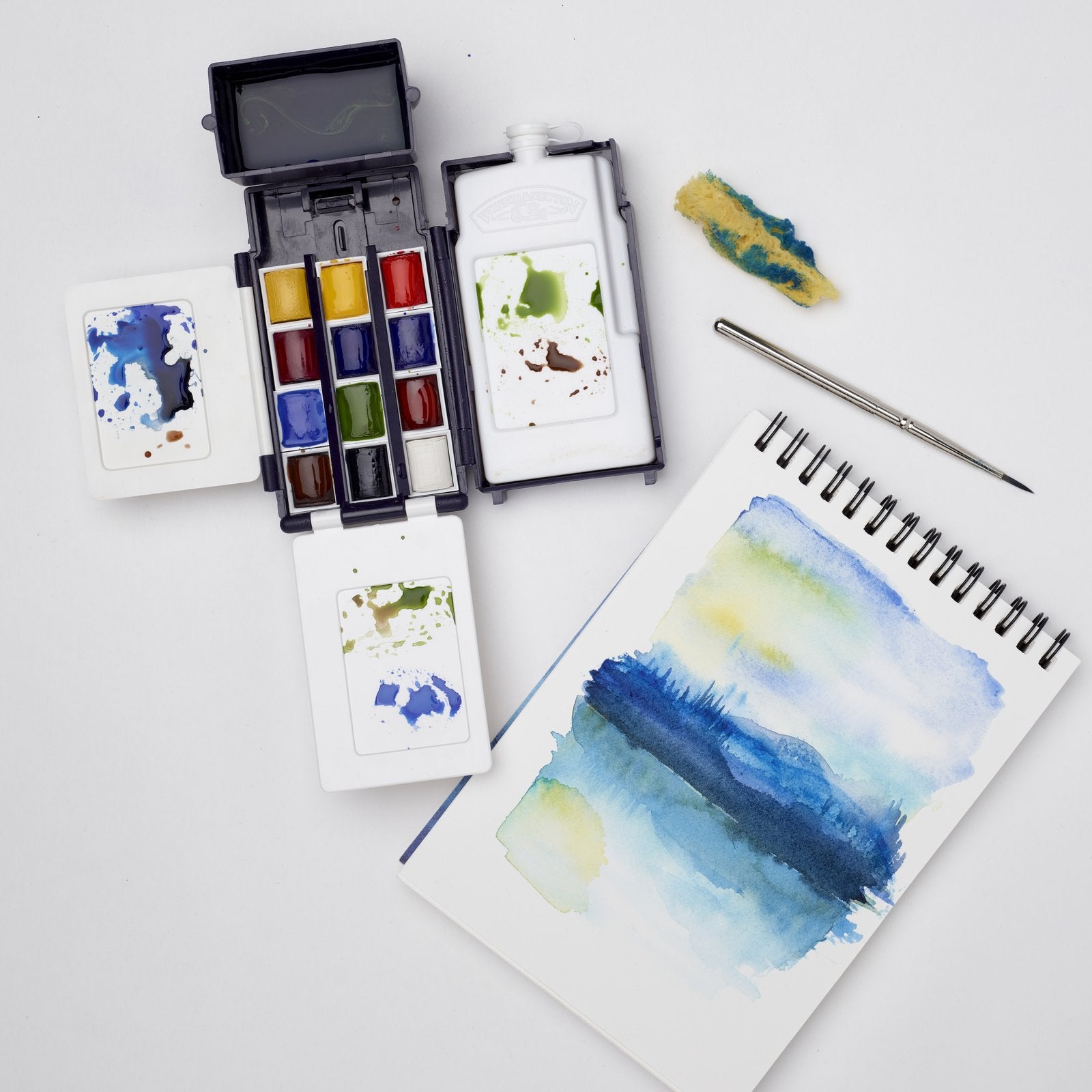 Set Acuarelas Cotman Winsor & Newton 12 Medio God