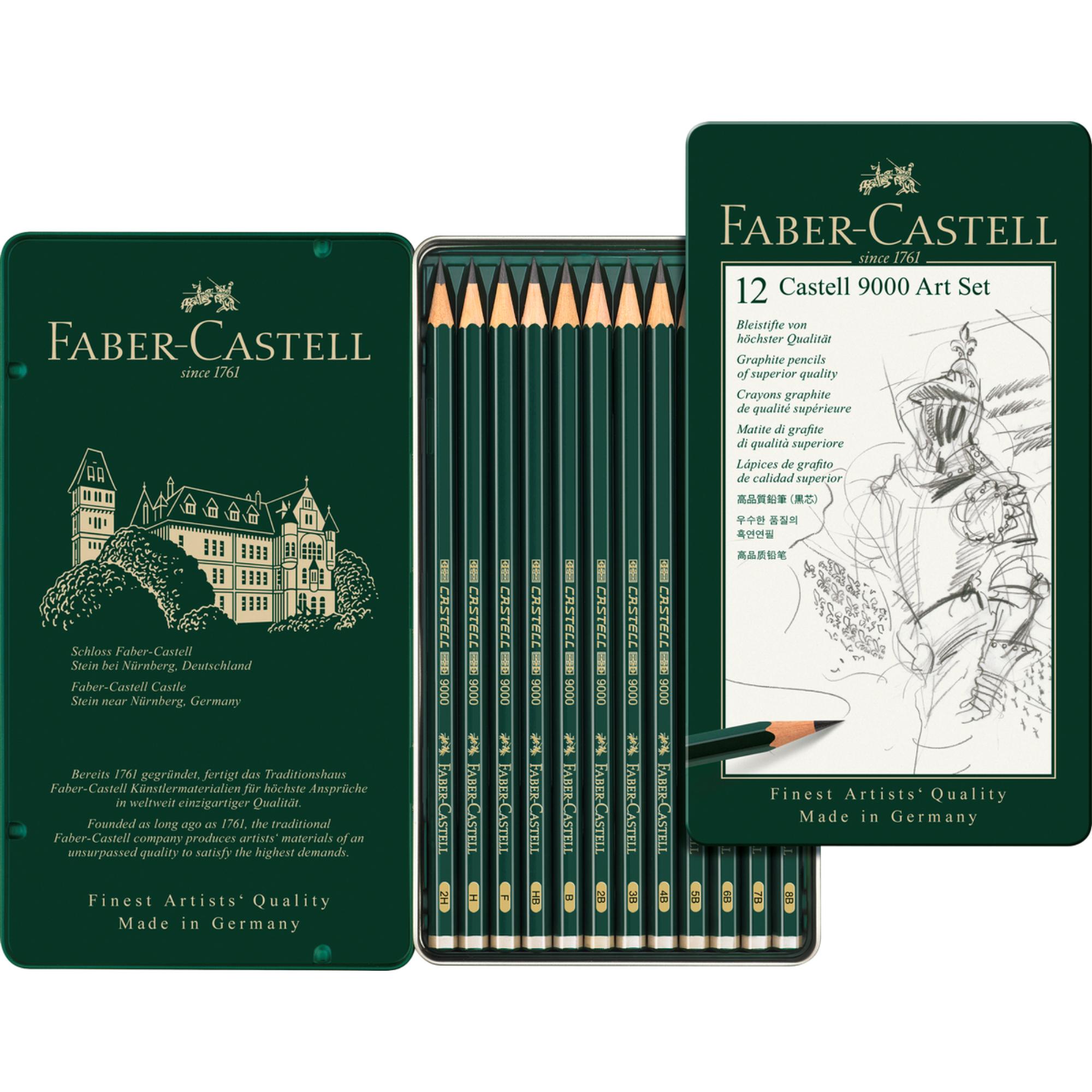 Lápiz Grafito Castell 9000 Arte Faber-Castell x12 uds.