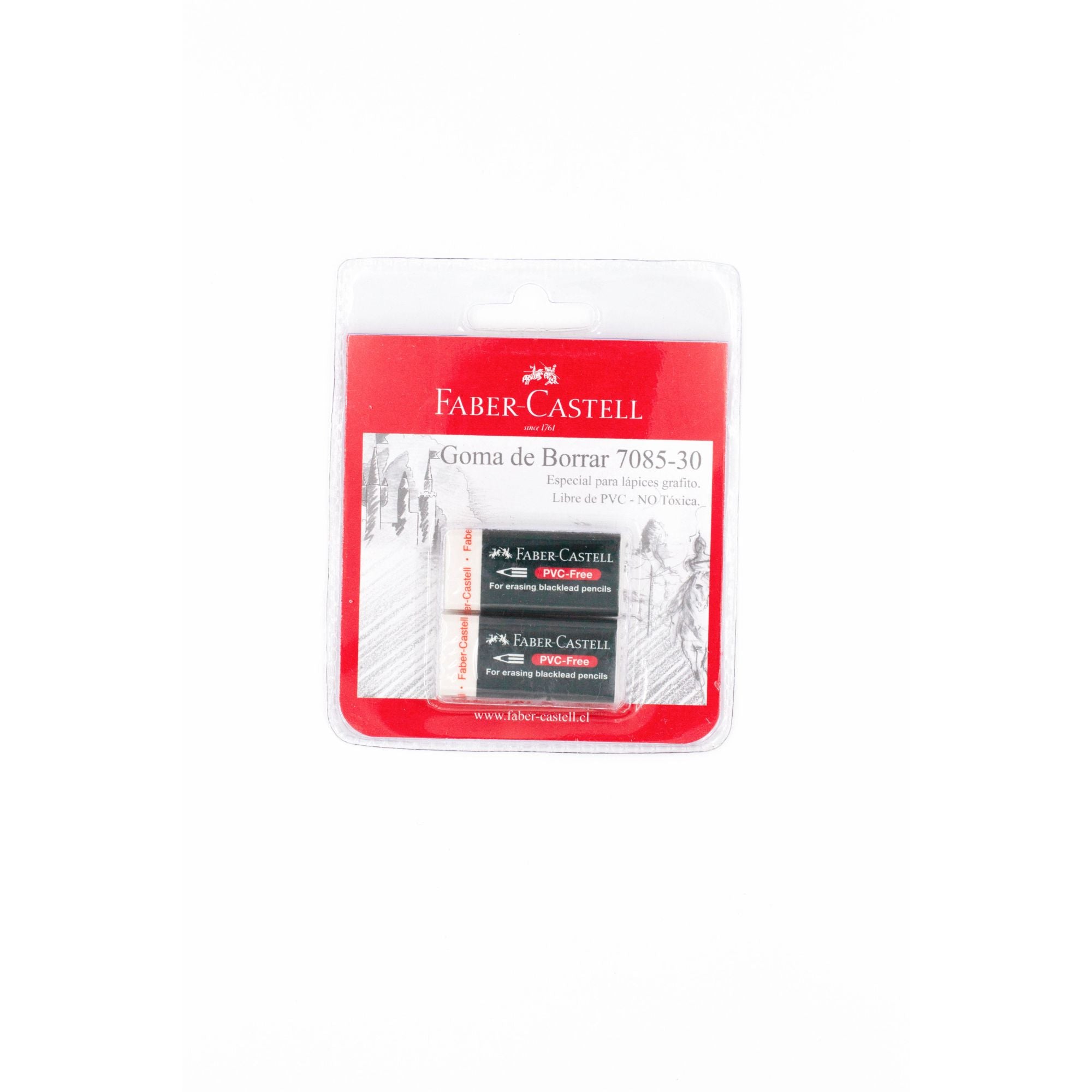 Goma de Borrar Faber-Castell Blanco x2 uds.