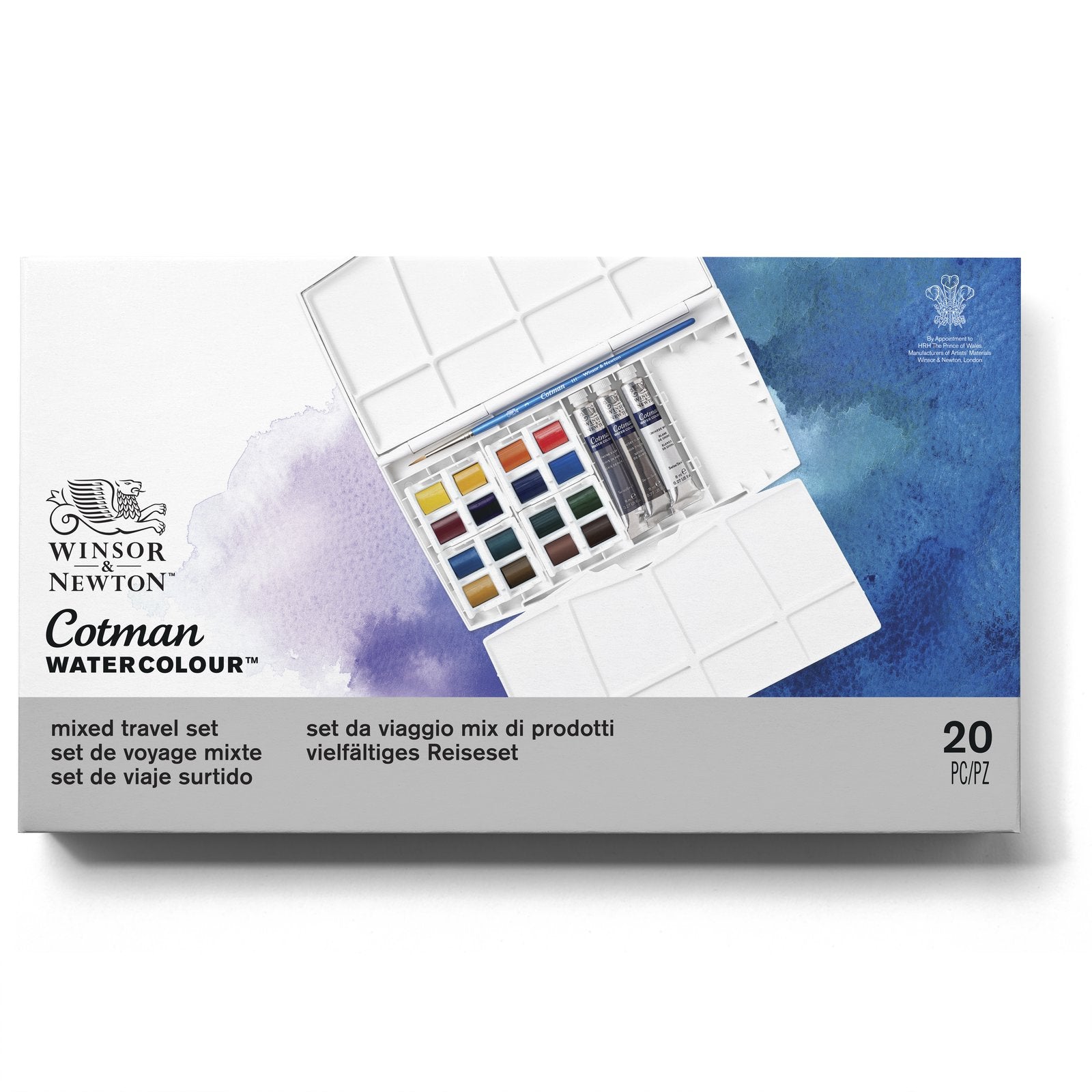 Acuarela Cotman winsor & Newton 16 Medio Godet + Tubos