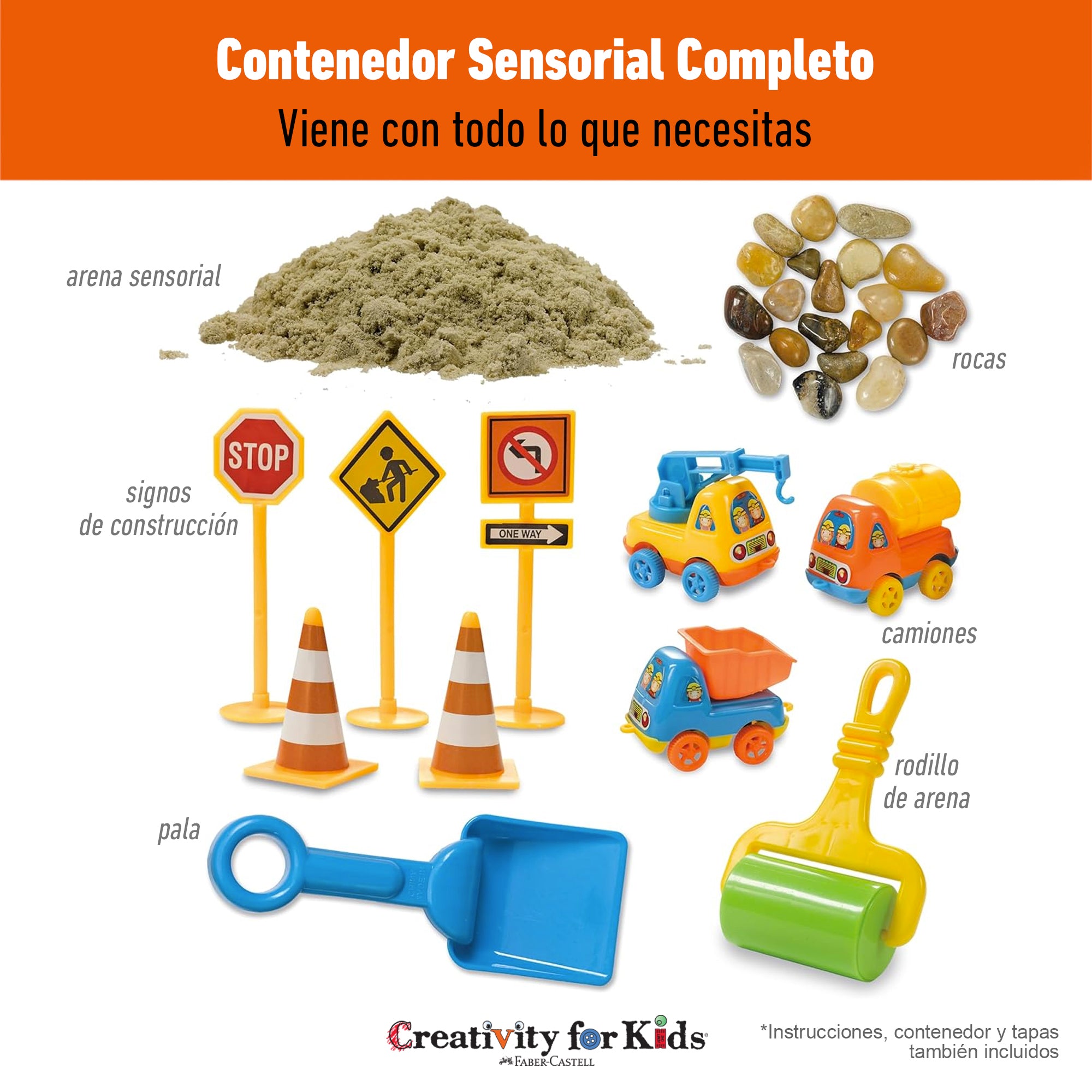 Creativity for Kids: Caja Sensorial - Zona de construcción