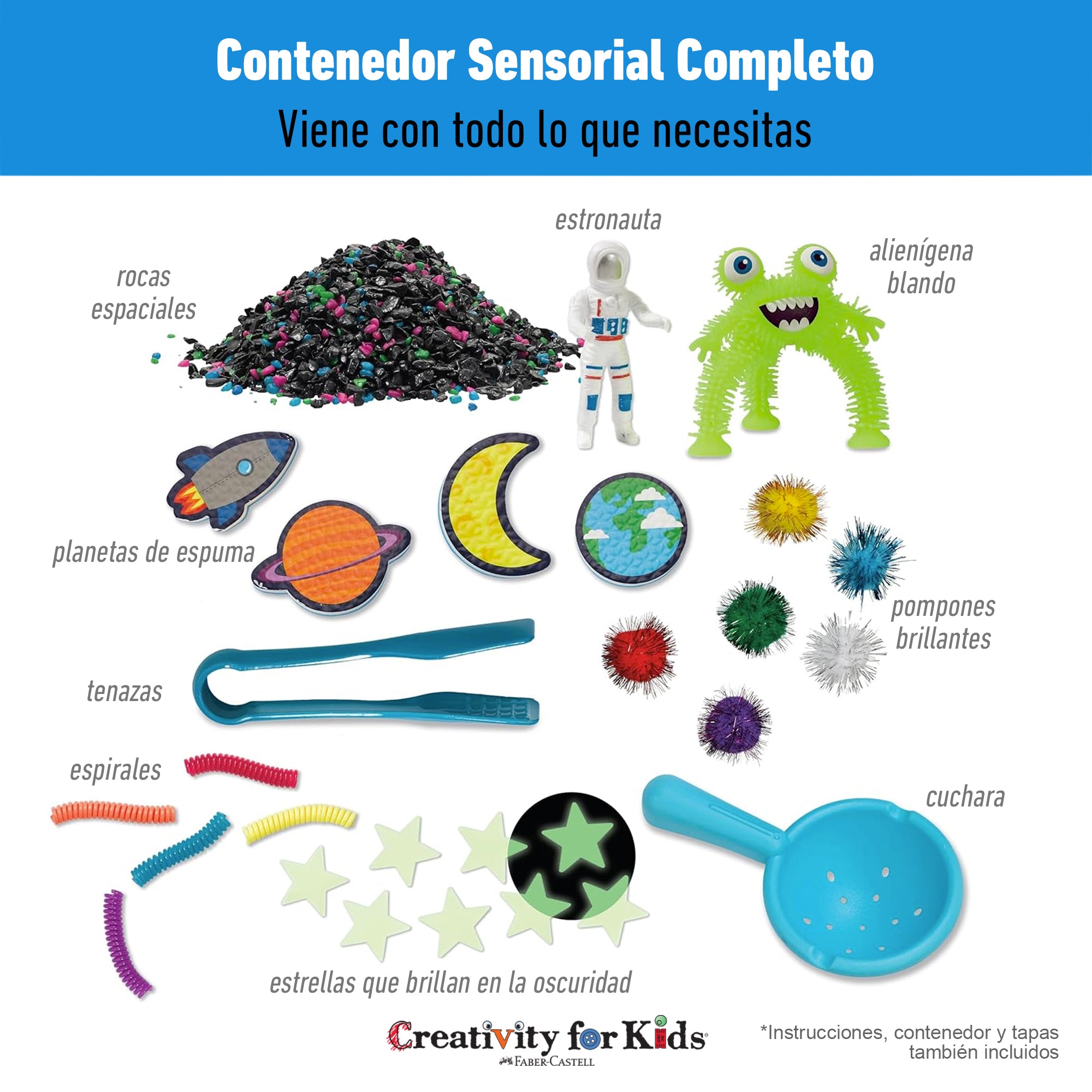 Creativity for Kids: Caja Sensorial - Espacio exterior