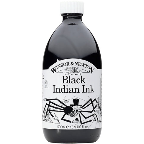 Tinta para Dibujo Negro Winsor & Newton 500ml