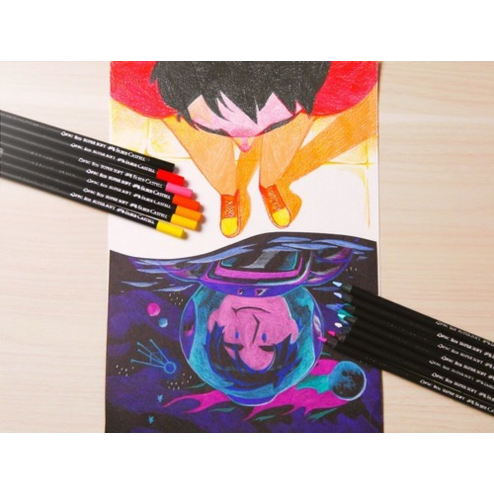 Lápices De Colores Super Soft Faber-Castell x50 Colores