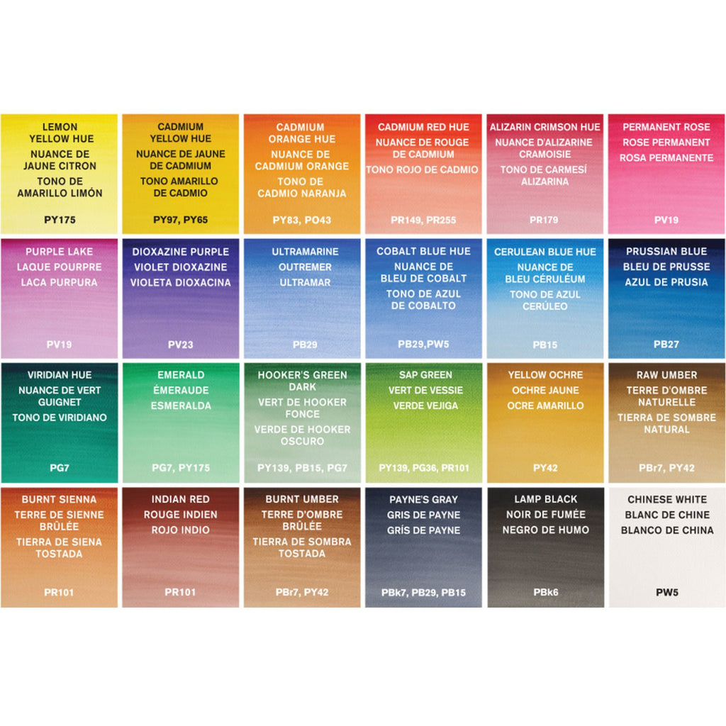 Set Acuarelas Cotman Winsor & Newton 24 Medio Godet