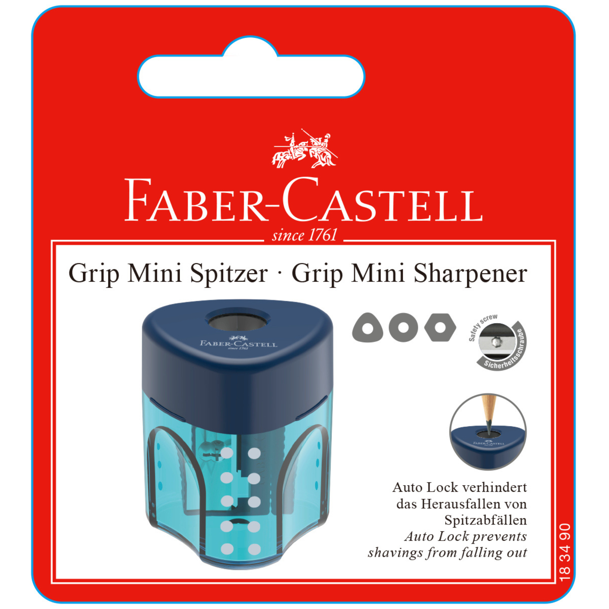 Sacapuntas Faber-Castell Grip Trend Blister 1 Unidad