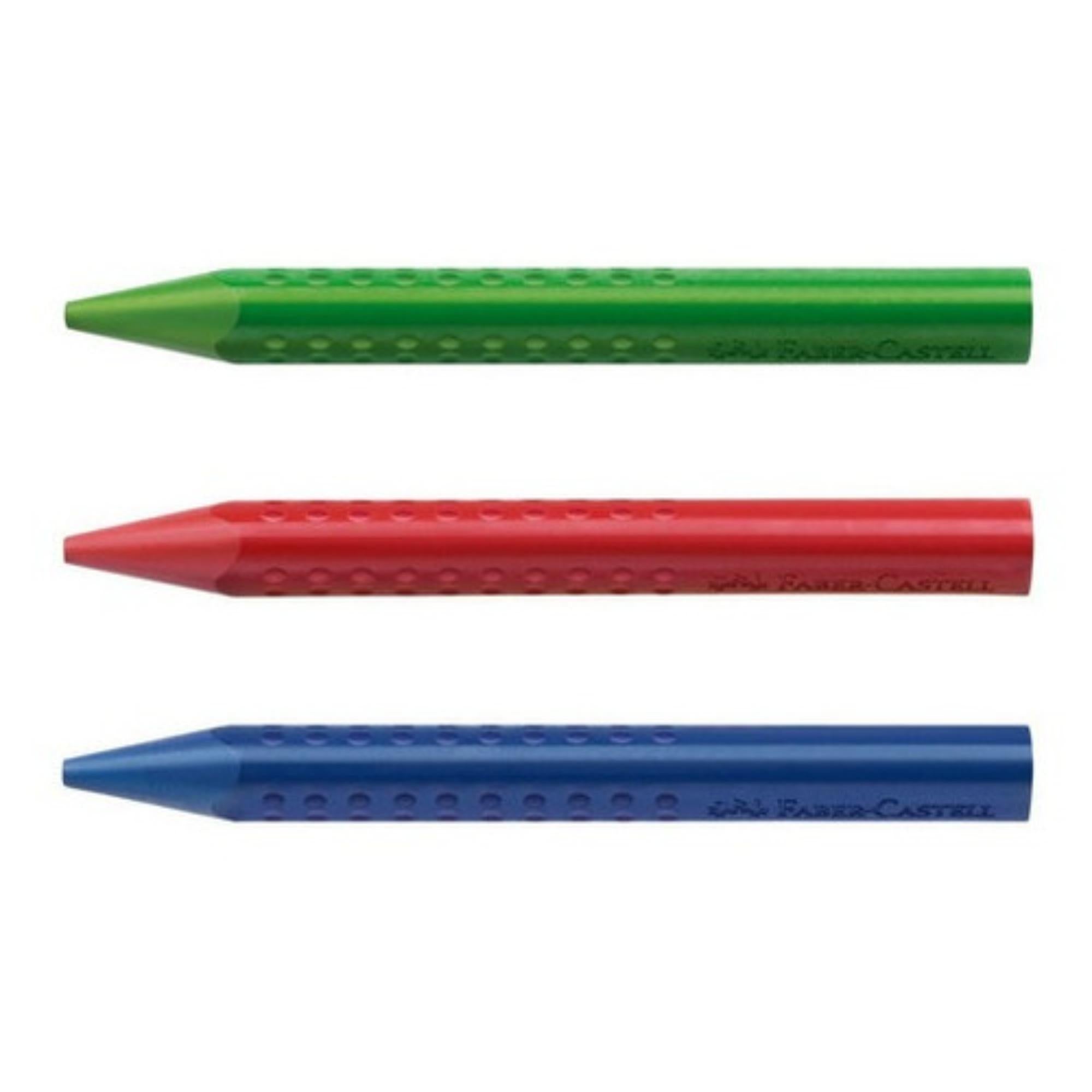 Lápiz De Cera Triangular x12 Colores Faber-Castell
