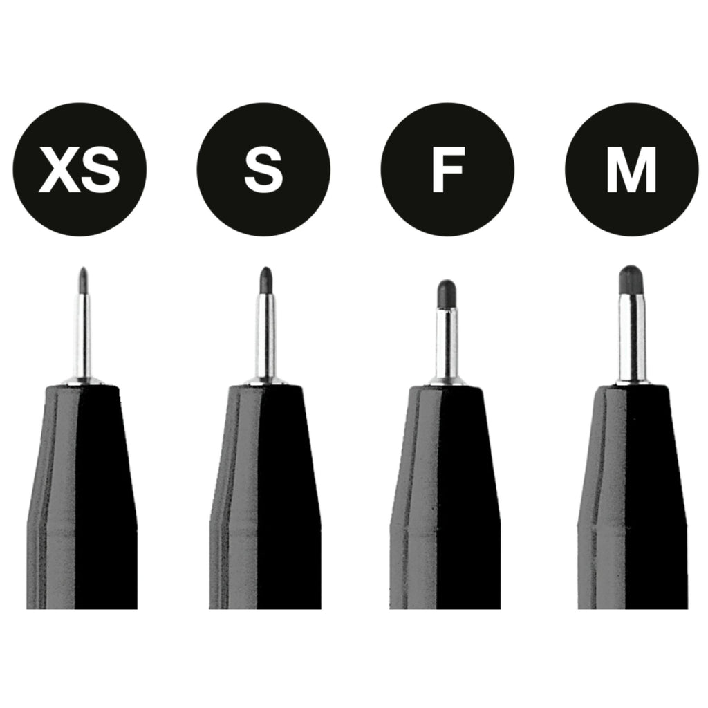 Marcador Pitt Artist Pen Negro Faber-Castell x4 uds.