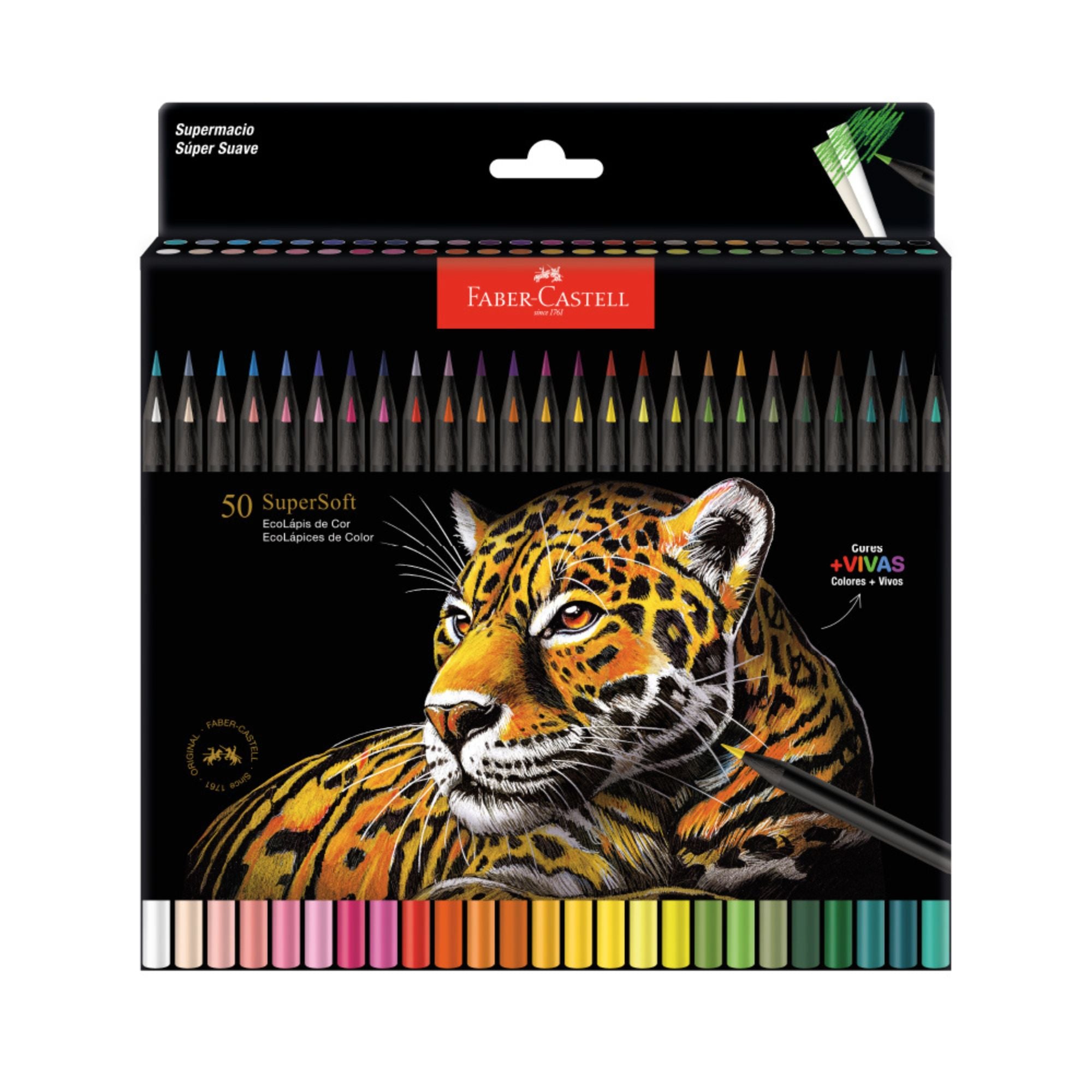 Lápices De Colores Super Soft Faber-Castell x50 Colores
