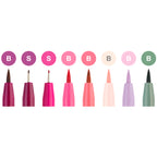 Marcador Lettering Tonos Rosas Faber-Castell x8 uds.