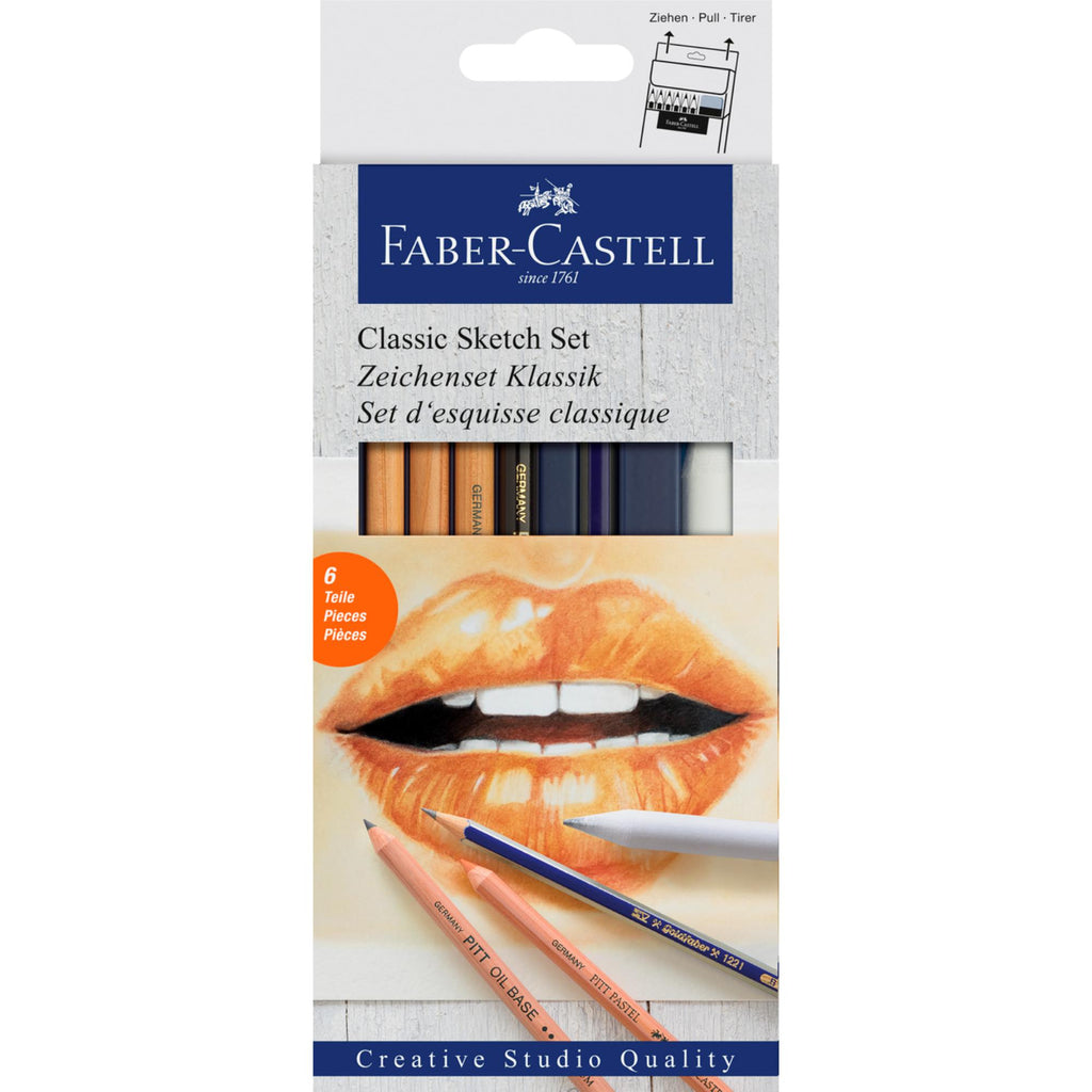 Set De Dibujo Clásico Faber-Castell 6 Piezas