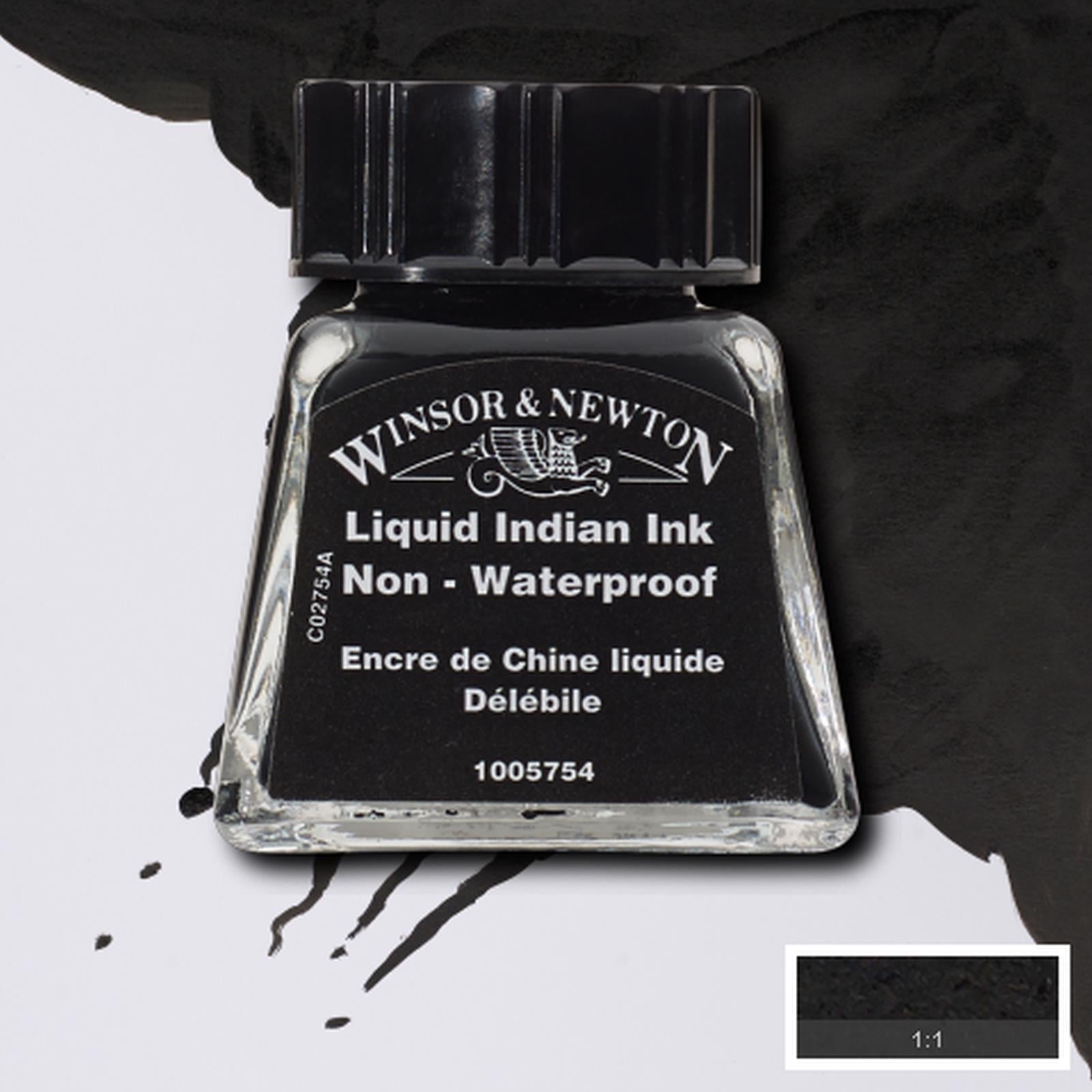 Tinta Para Dibujo Winsor & Newton 14ml - Varios Colores Negro