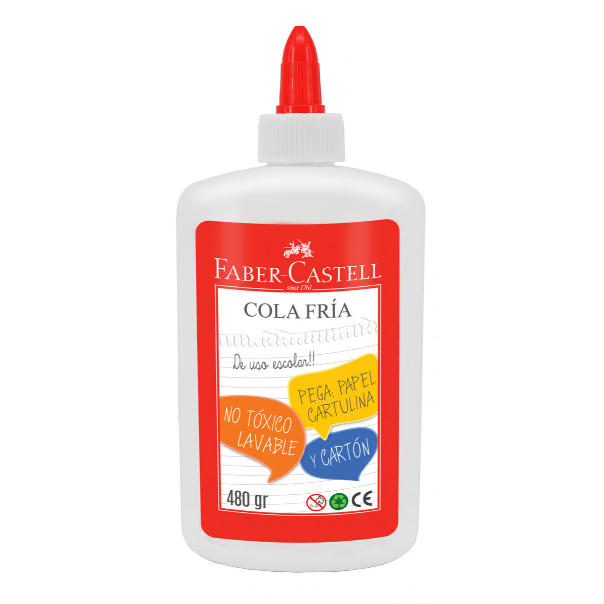 Cola Fría Escolar Faber-Castell 480g