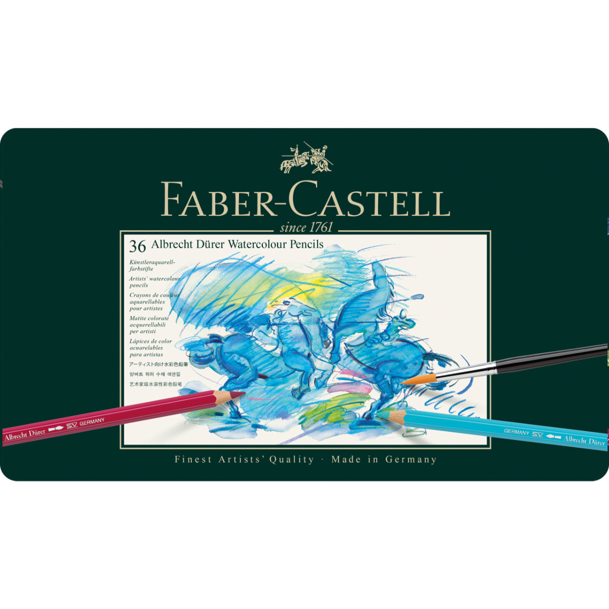 Lápiz de Color Acuarelable A.Dürer Faber-Castell x36 Colores