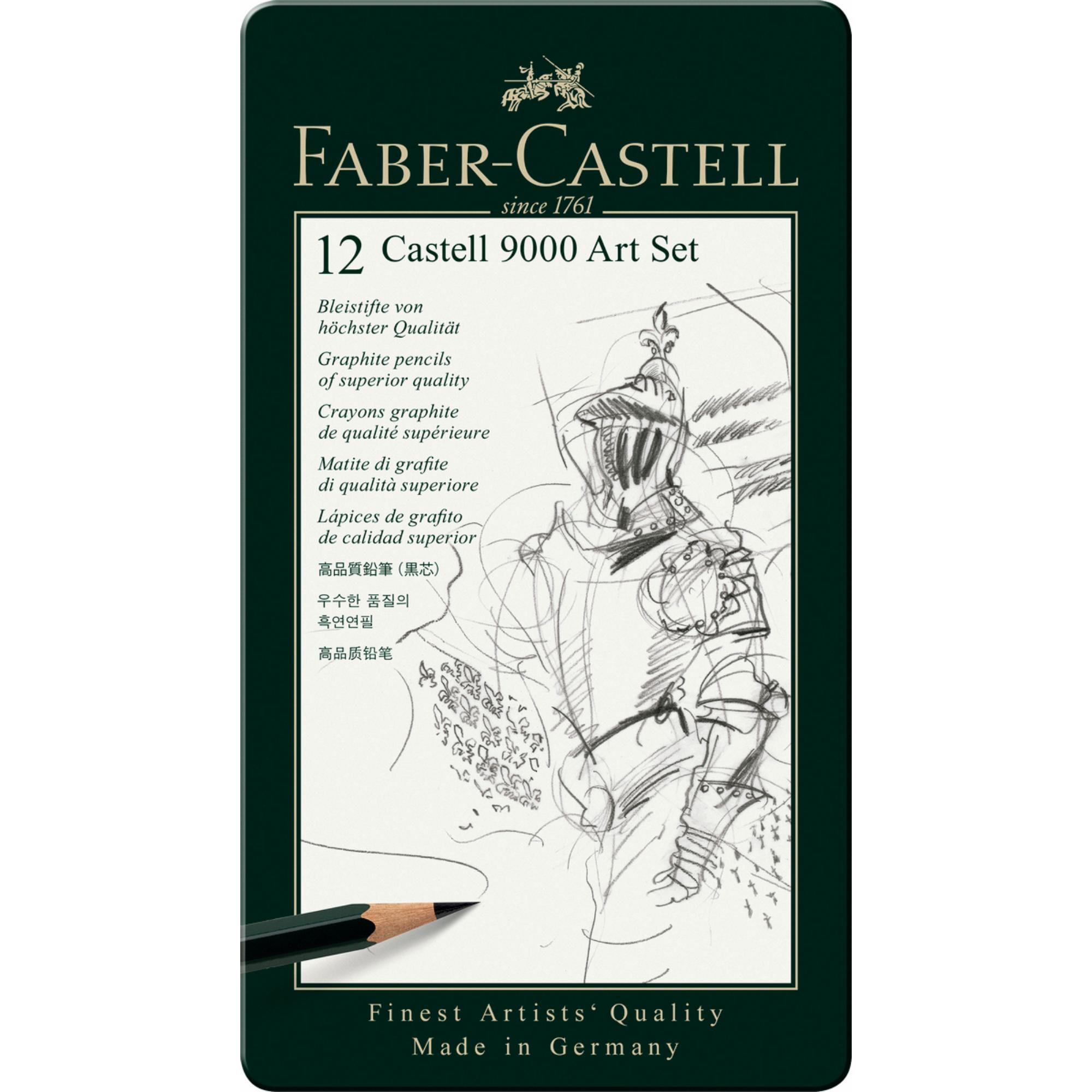 Lápiz Grafito Castell 9000 Arte Faber-Castell x12 uds.