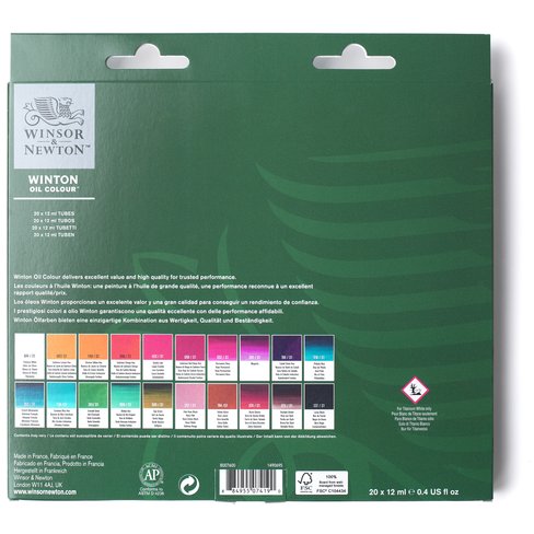 Set Inicial Óleos Winton Winsor & Newton 20x12ml