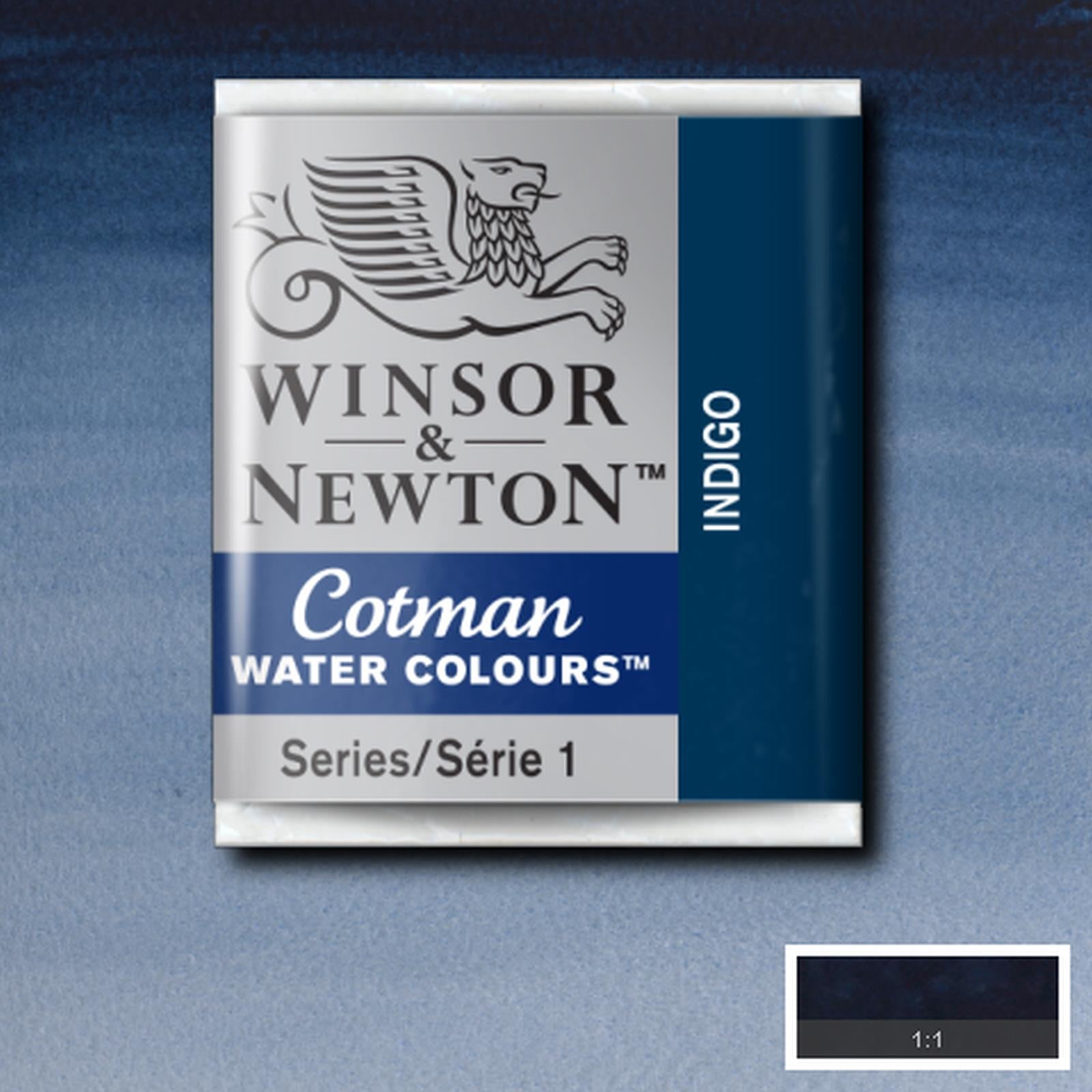 Acuarela Cotman Winsor & Newton Medio Pan - Varios Colores Tono Palo Rojo