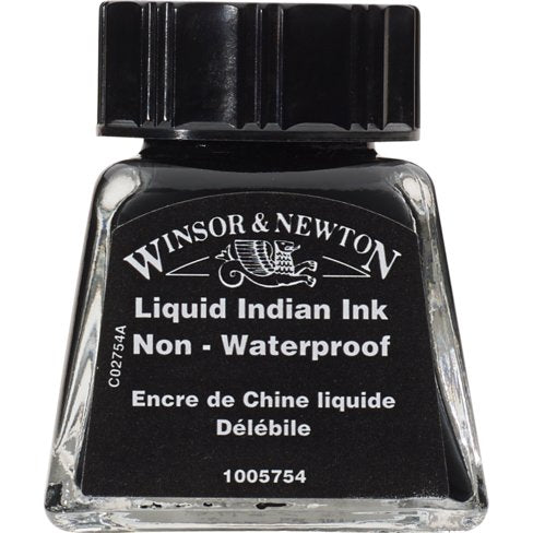 Tinta Para Dibujo Winsor & Newton 14ml - Varios Colores Negro
