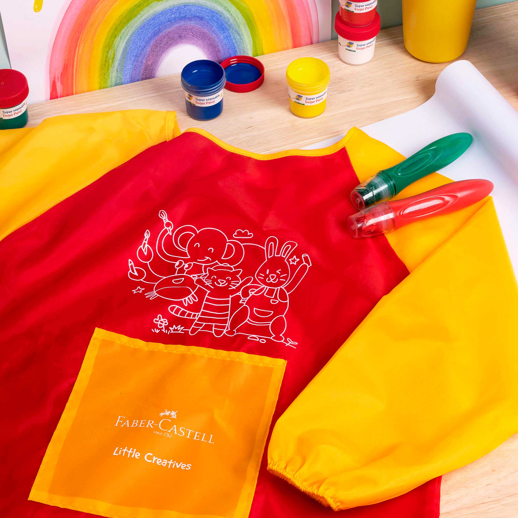 Delantal de Arte Impermeable Faber-Castell Little Creatives