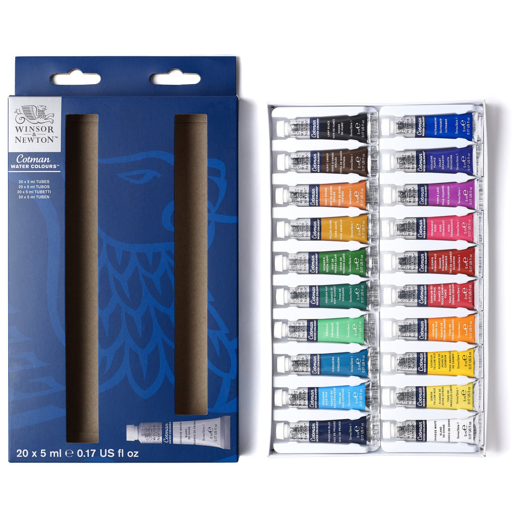 Set Inicial Acuarela Cotman Winsor & Newton 20x5ml