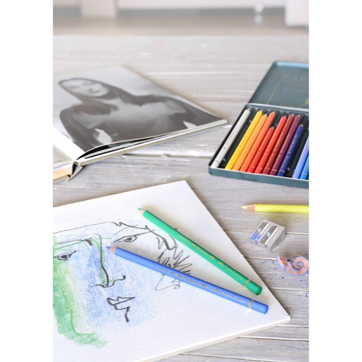 Lata EcoLápices Polychromos Faber-Castell x24 Colores