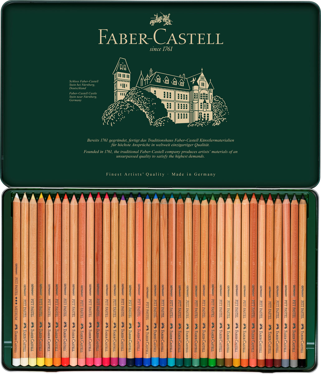 Lápiz Pitt Pastel Estuche Faber-Castell x36 Colores