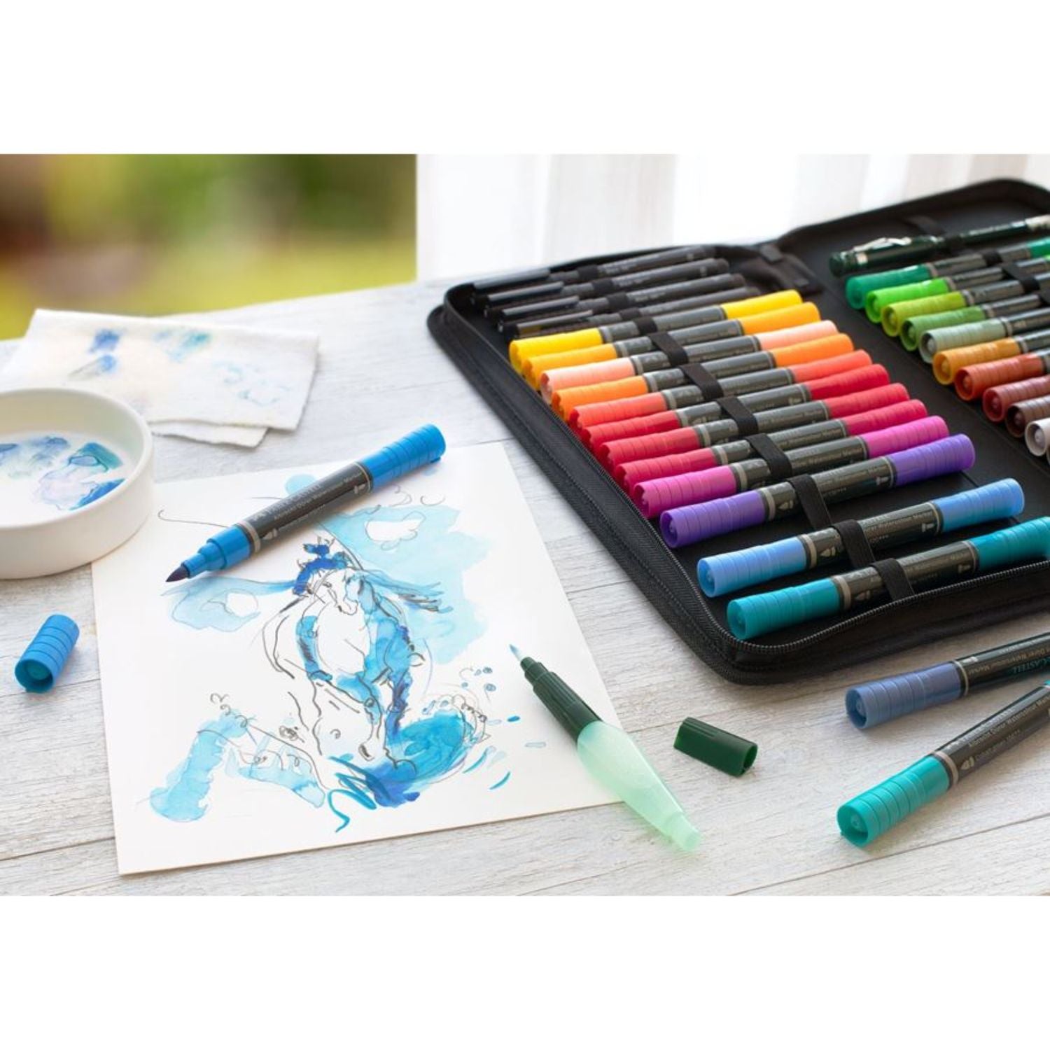 Set Marcadores Acuarelables A.Dürer Faber-Castell x30