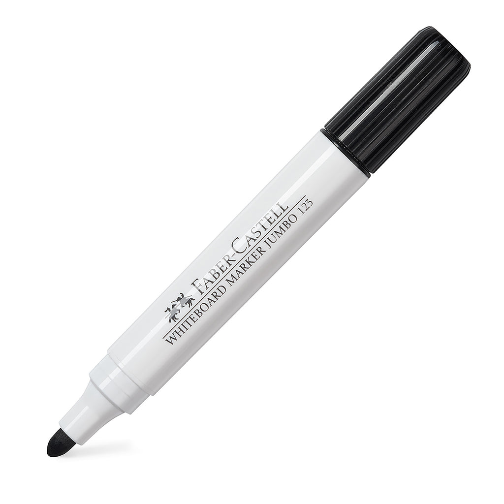 Marcador Pizarra Blanca Jumbo 123 Faber-Castell Negro