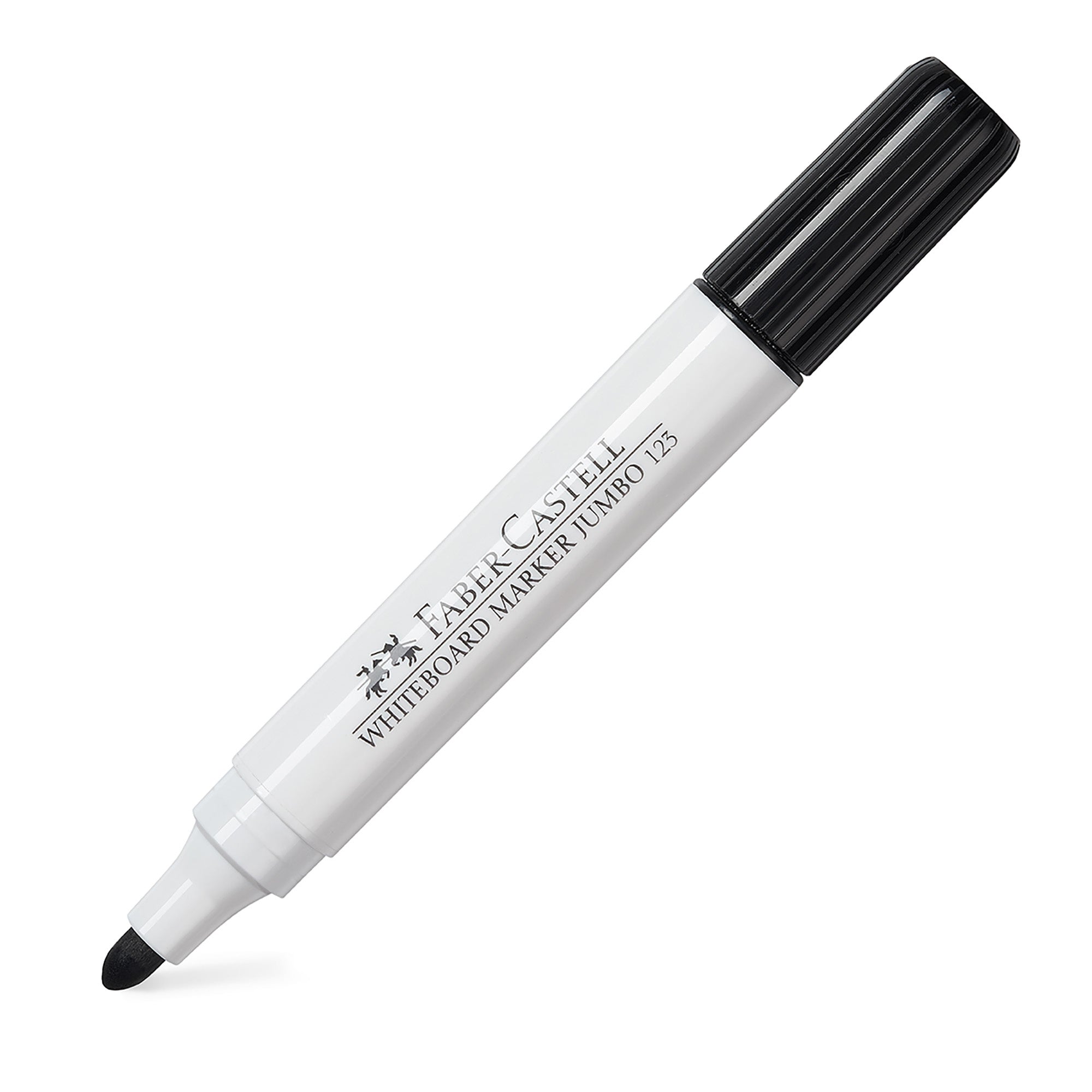 Marcador Pizarra Blanca Jumbo 123 Faber-Castell Negro