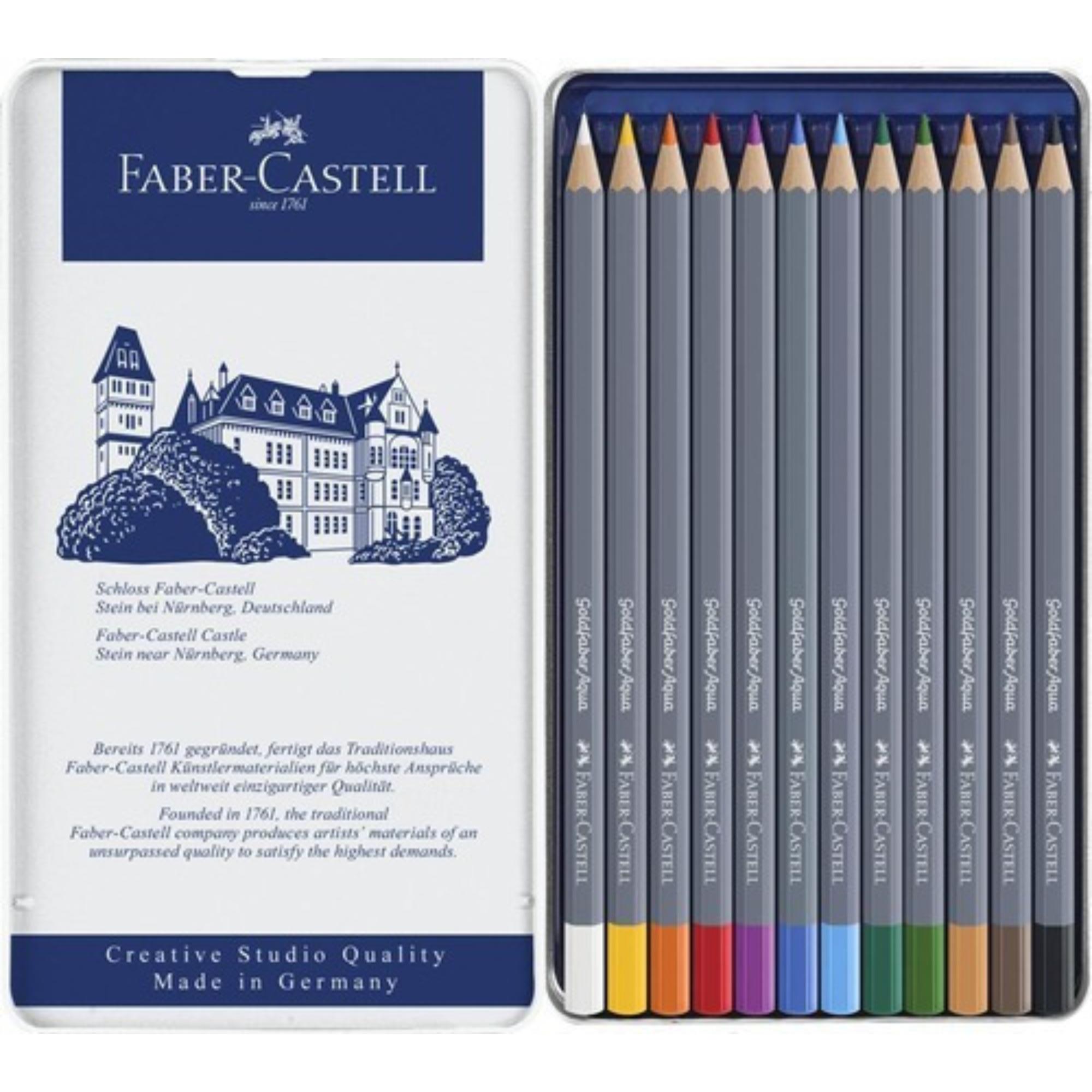 Lápiz Acuarelable Goldfaber Faber-Castell x12 Colores