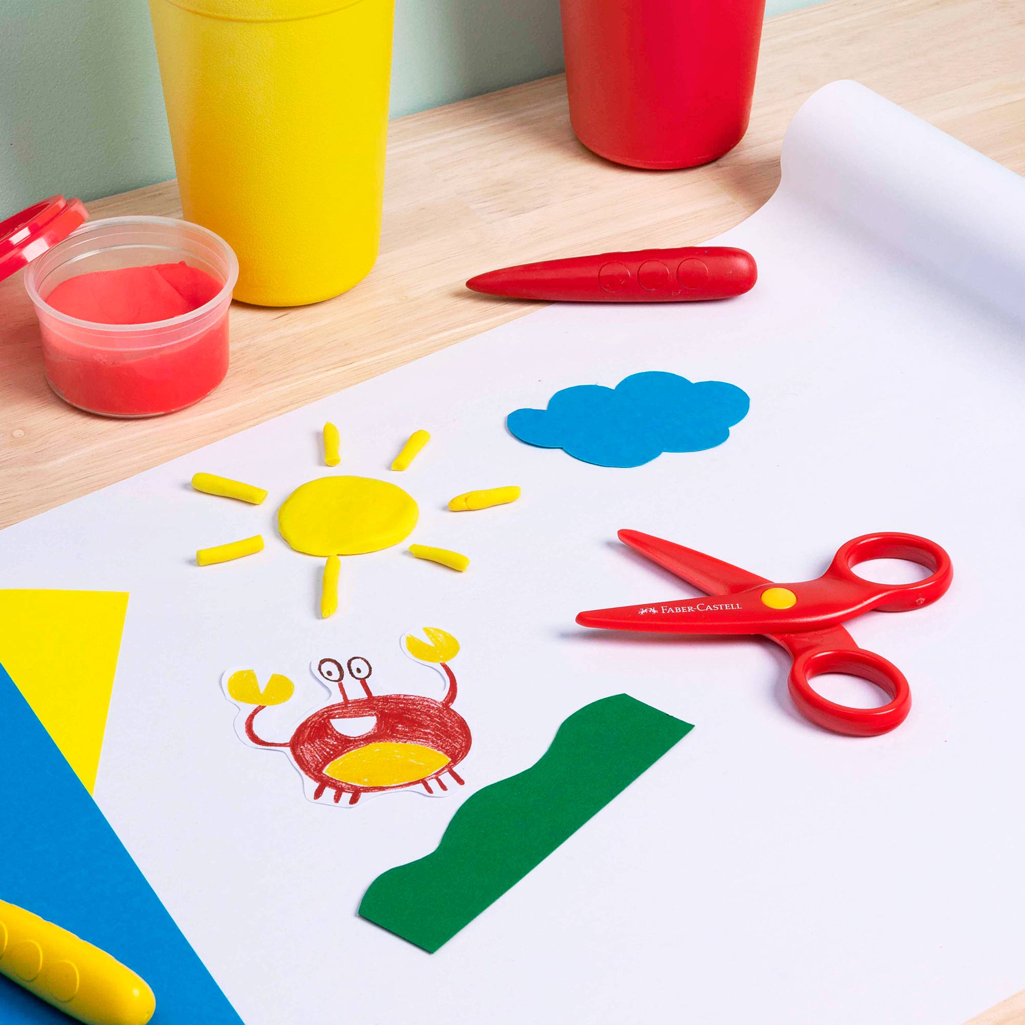 Tijera Súper Segura Faber-Castell Little Creatives