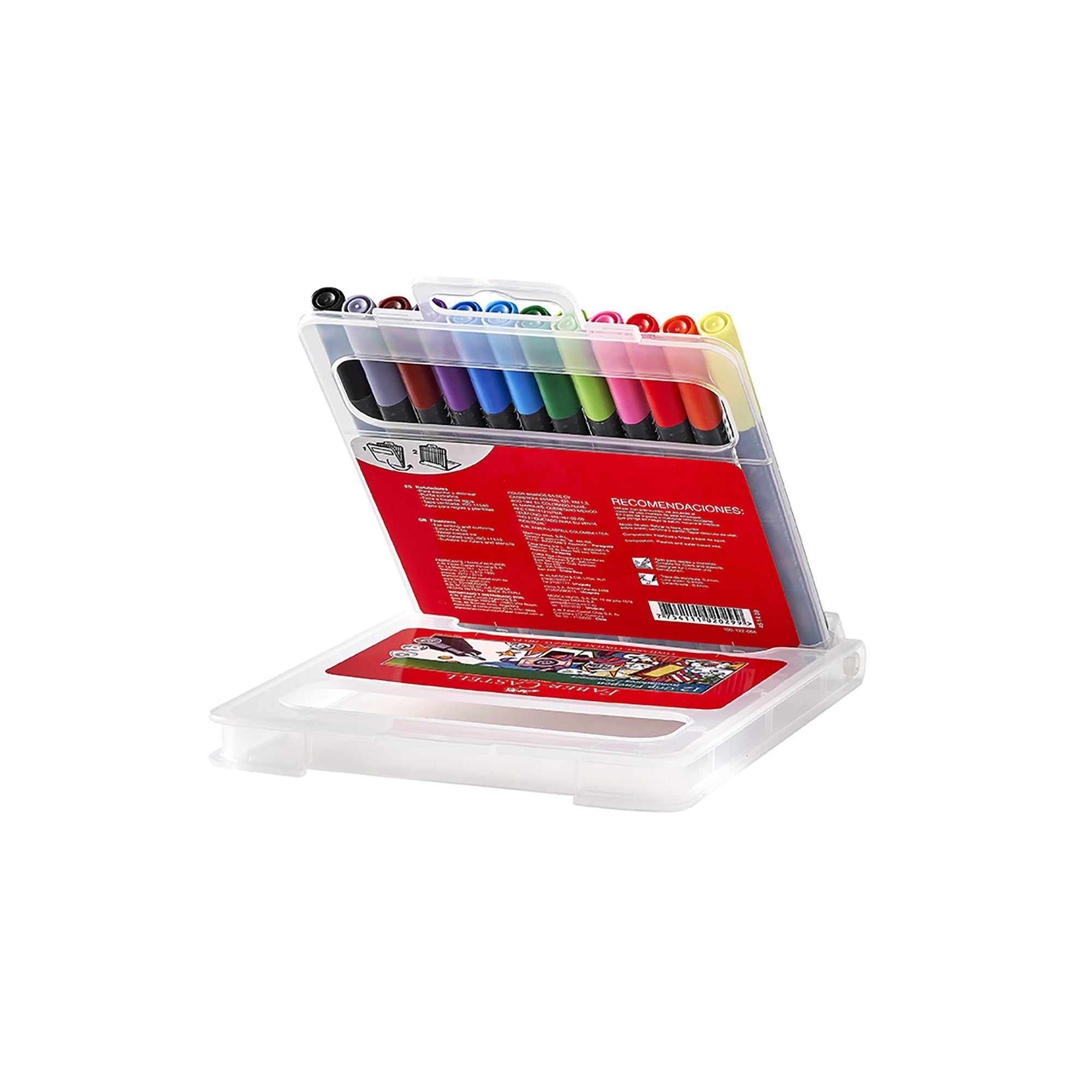 Lápices Tiralíneas Grip Finepen Faber-Castell x12 Colores