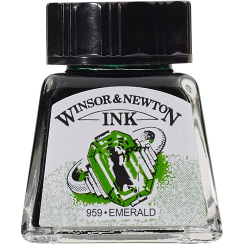 Tinta Para Dibujo Winsor & Newton 14ml - Varios Colores Negro