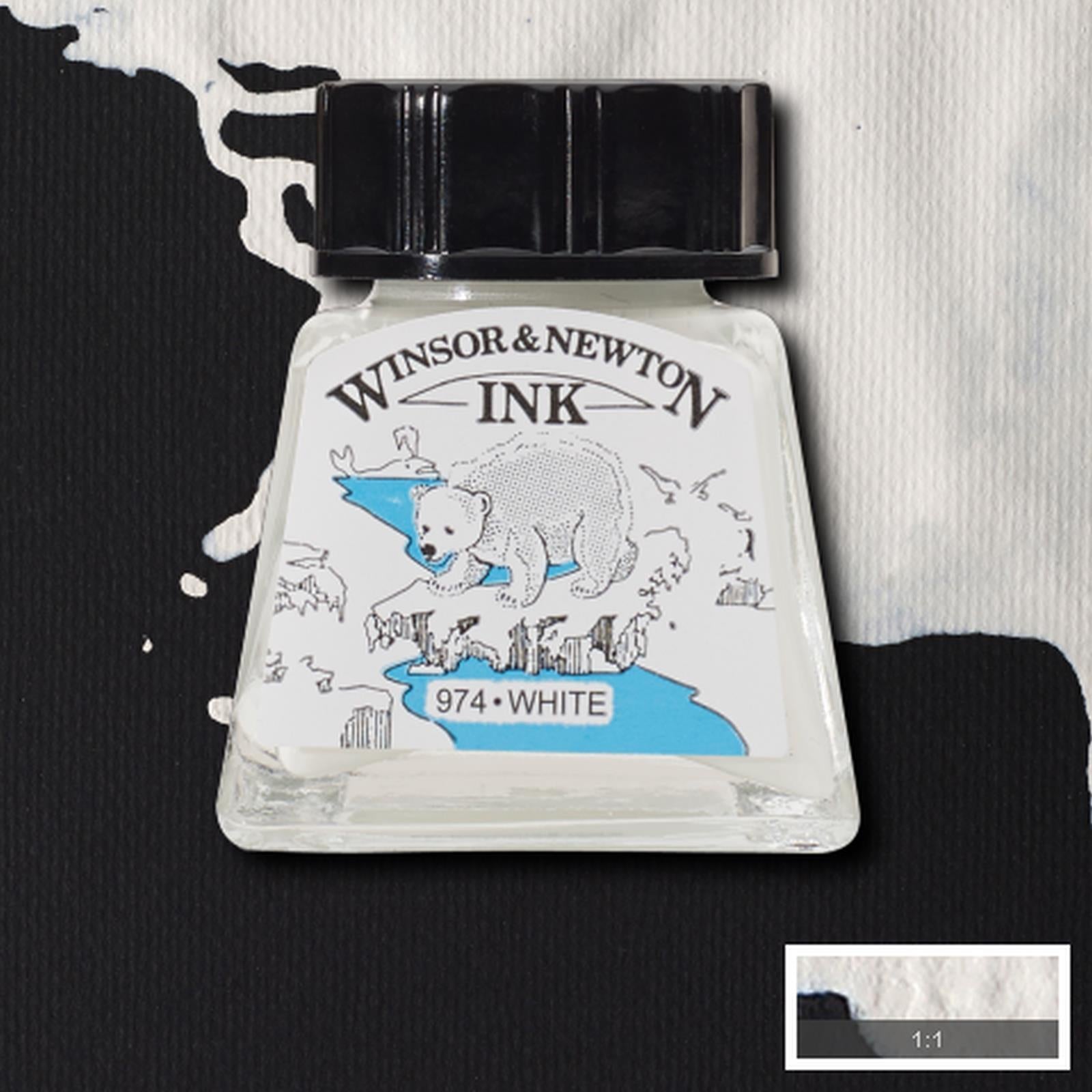 Tinta Para Dibujo Winsor & Newton 14ml - Varios Colores Negro