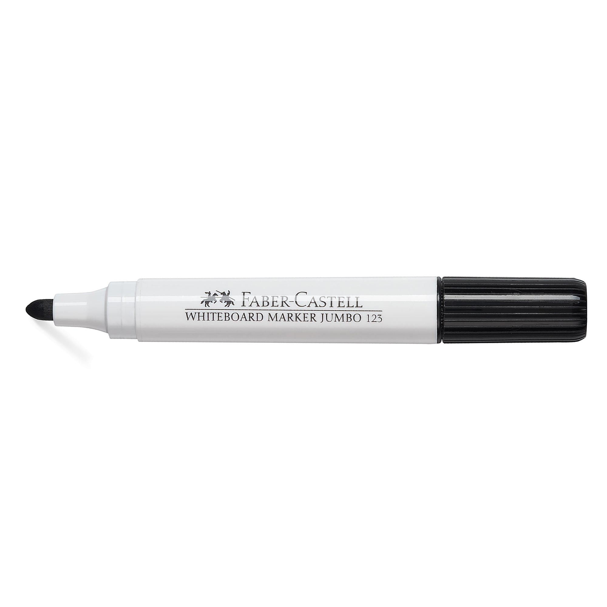 Marcador Pizarra Blanca Jumbo 123 Faber-Castell Negro