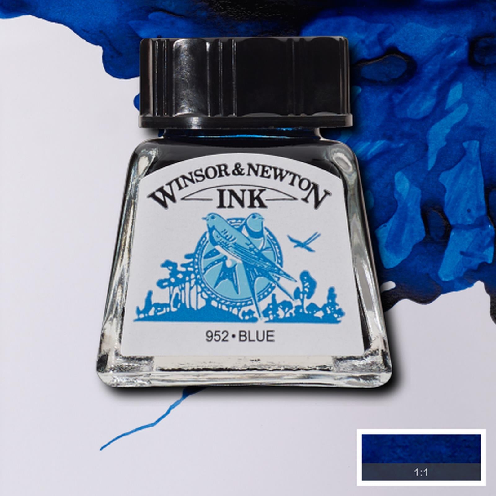 Tinta Para Dibujo Winsor & Newton 14ml - Varios Colores Negro