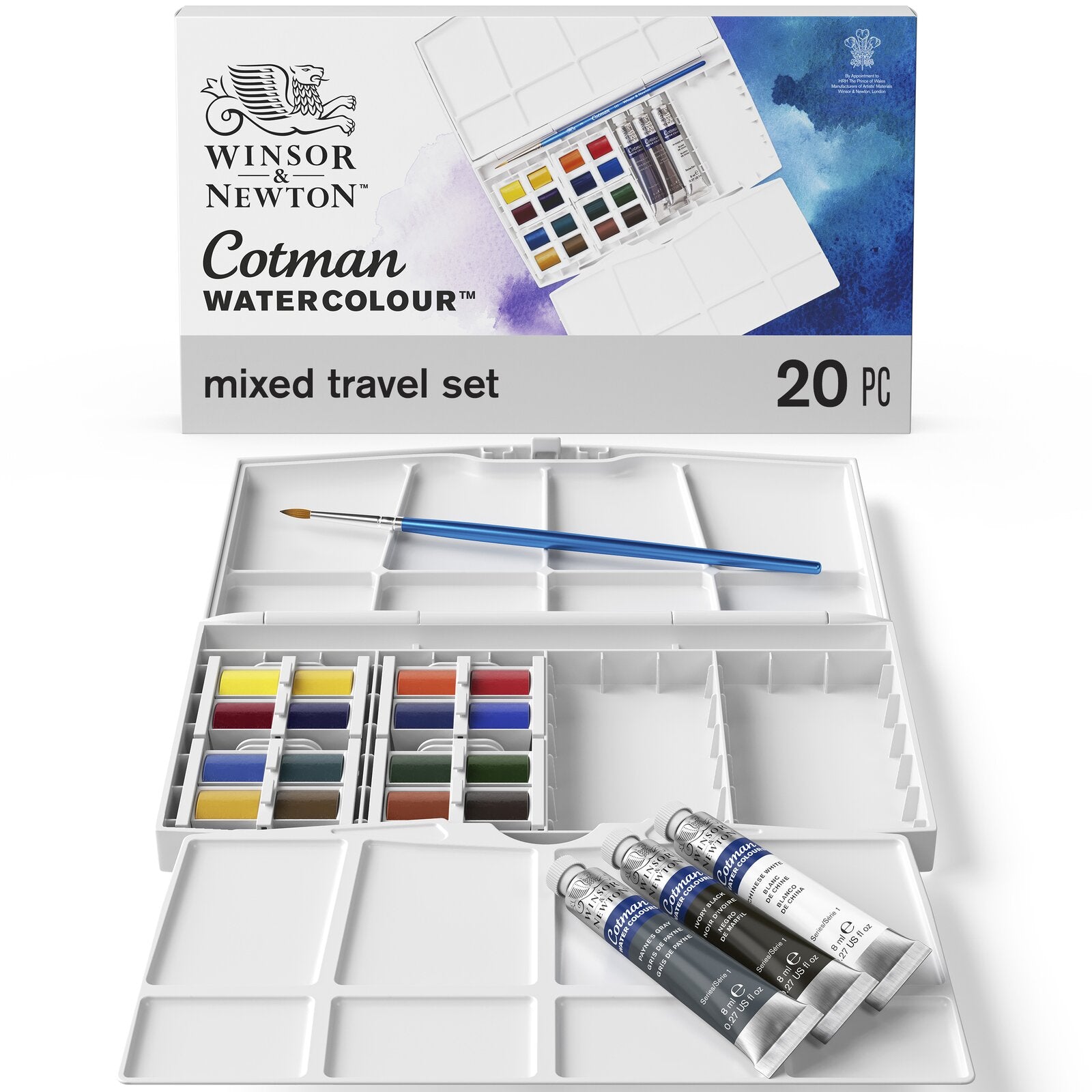 Acuarela Cotman winsor & Newton 16 Medio Godet + Tubos