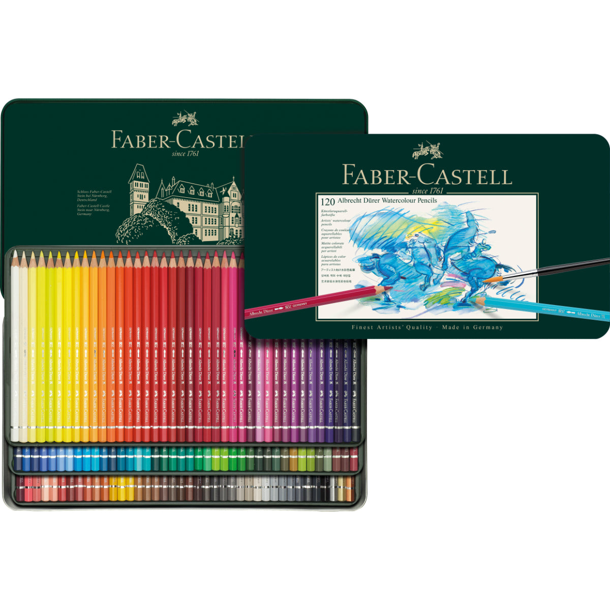 Lápices Colores Acuarelables A.Dürer Faber-Castell x120