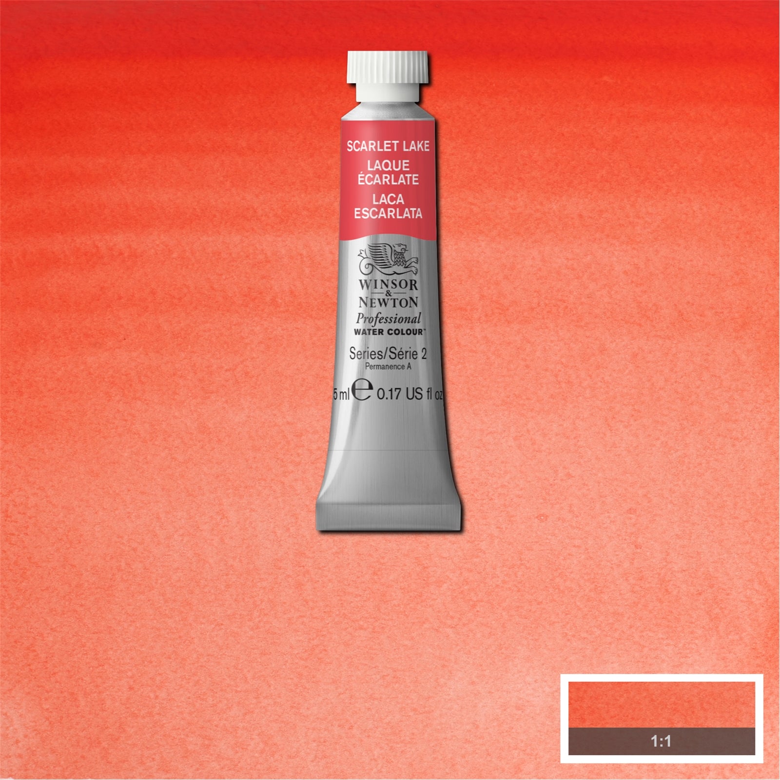 Acuarela Profesional Winsor & Newton 5ml - Varios Colores Laca Escarlata