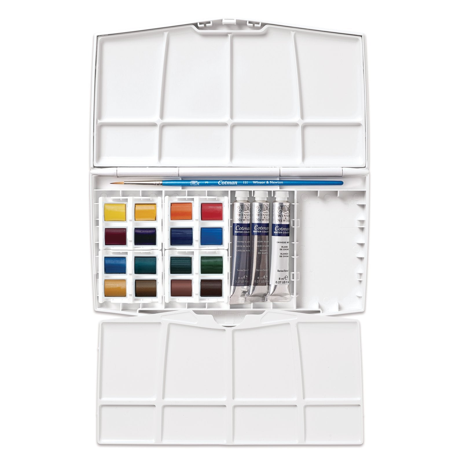 Acuarela Cotman winsor & Newton 16 Medio Godet + Tubos