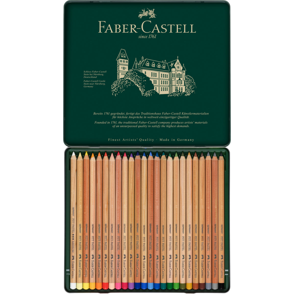 Lápiz Pitt Pastel Estuche Faber-Castell x24 Colores