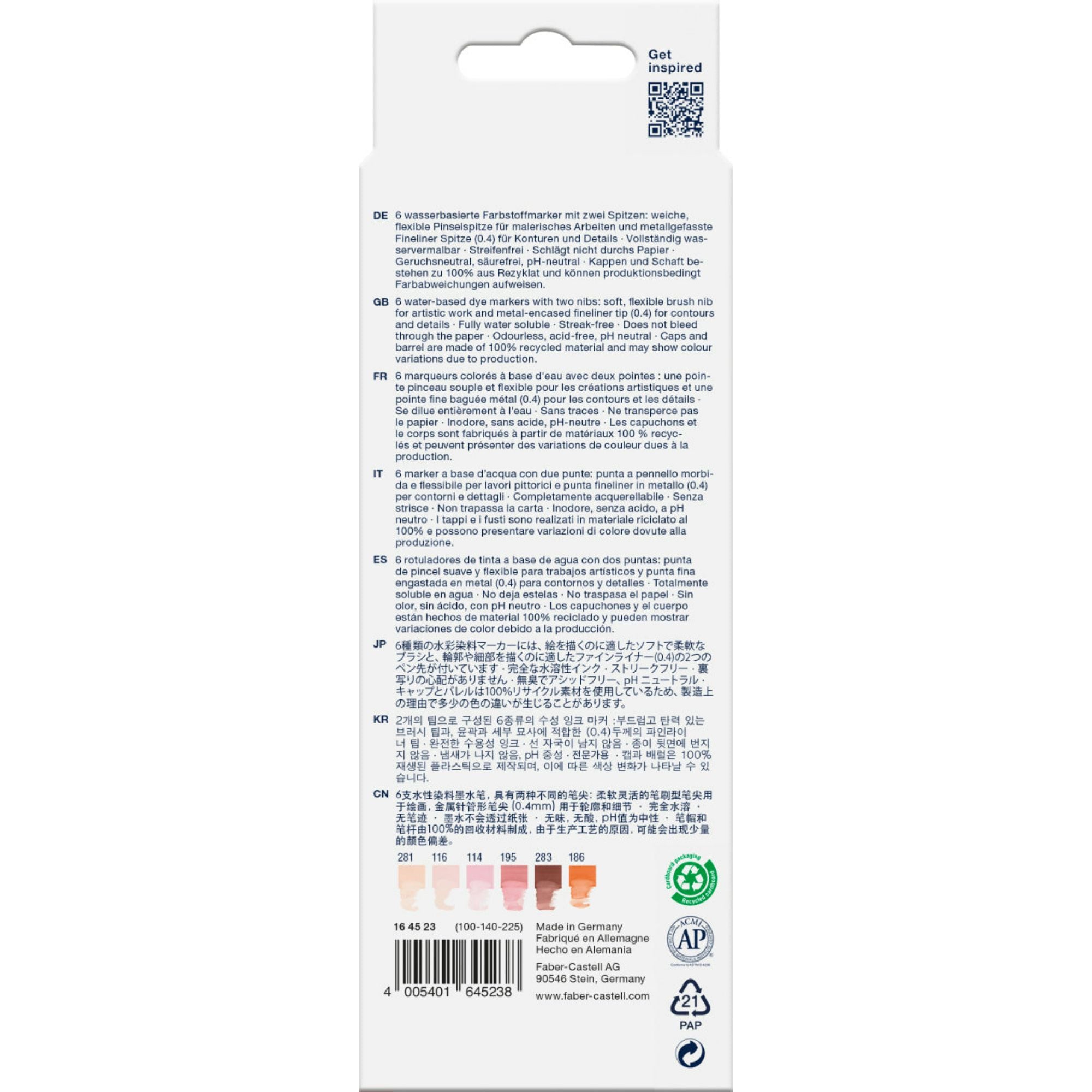 Marcador Dual Goldfaber Aqua Faber-Castell x6 Color Retrato