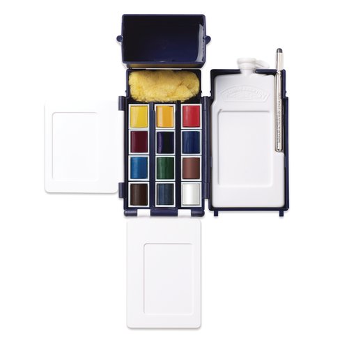 Set Acuarelas Cotman Winsor & Newton 12 Medio God