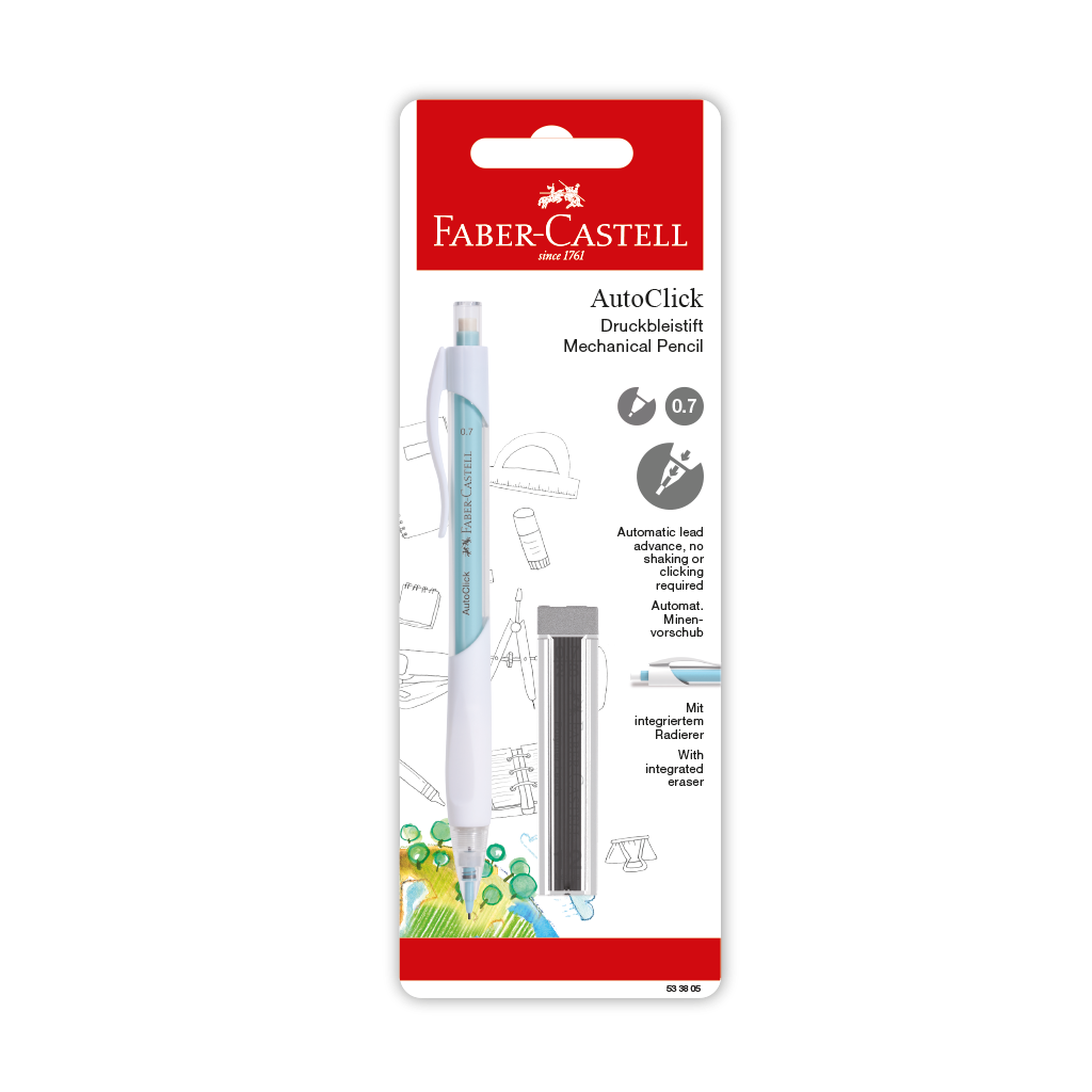 Portamina Autoclick Faber-Castell 0.7mm Color Pastel