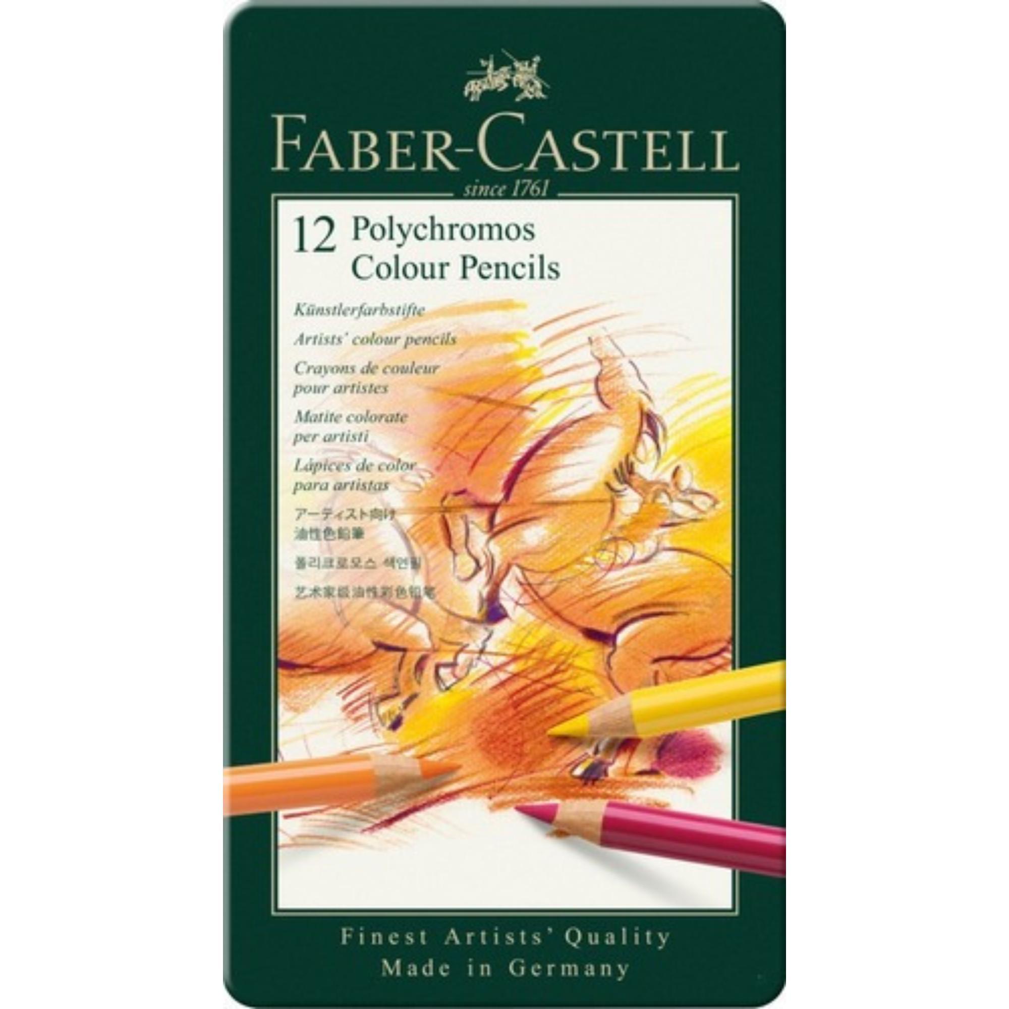 Lata EcoLápices Polychromos Faber-Castell x12 Colores