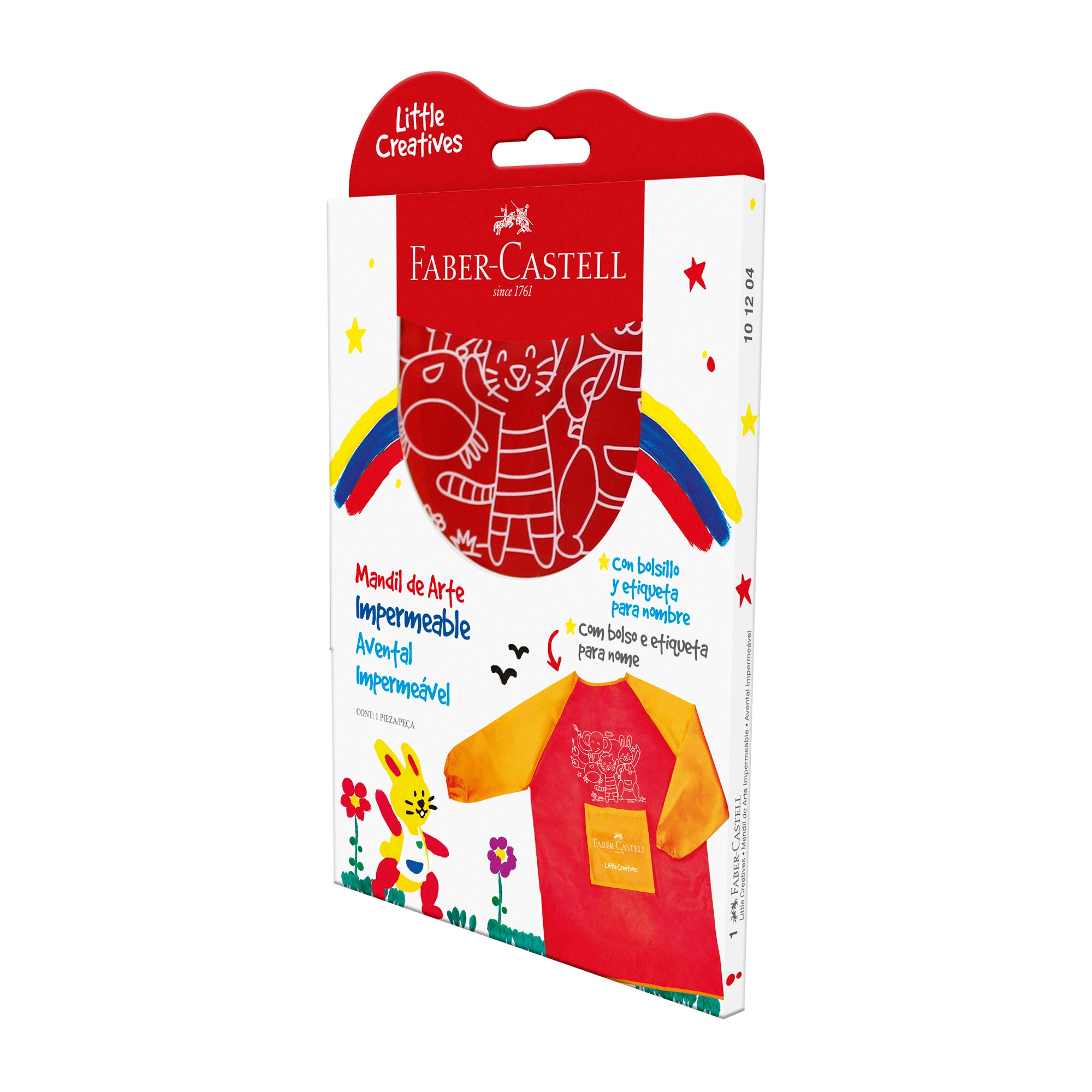 Delantal de Arte Impermeable Faber-Castell Little Creatives
