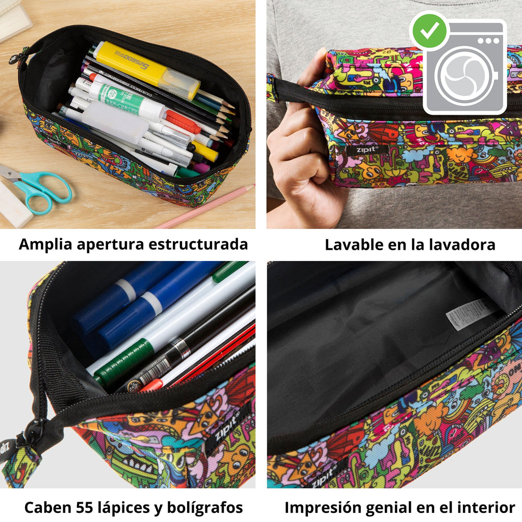 Estuche  Lenny Doodles