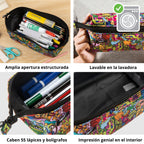 Estuche  Lenny Doodles