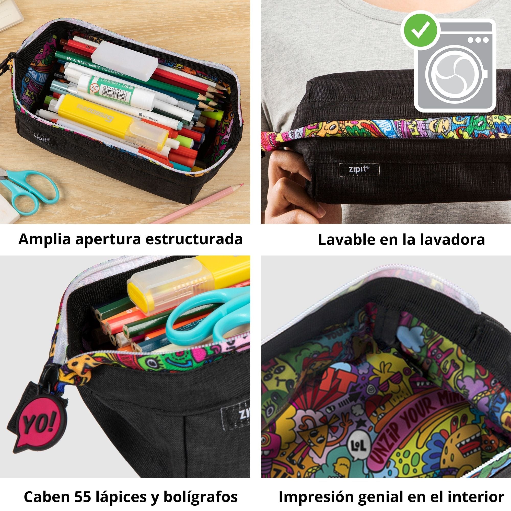 Estuche  Lenny Black