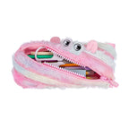 Estuche de Faber-Castell Furry Monster Rosado y Amarillo